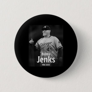 Chapa Redonda De 5 Cm Bobby Jenks En Memoria 1981-2025