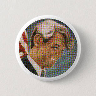 Chapa Redonda De 5 Cm Bobby Kennedy