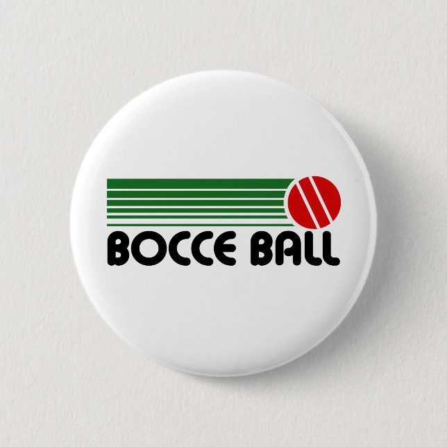 Chapa Redonda De 5 Cm Bocce Ball (Anverso)