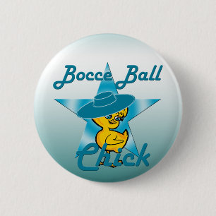 Chapa Redonda De 5 Cm Bocce Ball Chick #7