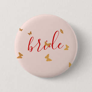 Chapa Redonda De 5 Cm Boda Cake Butterflies