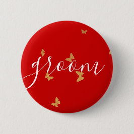 Chapa Redonda De 5 Cm Boda Cake Butterflies