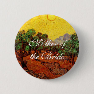 Chapa Redonda De 5 Cm Bodas, Oleos Vincent van Gogh