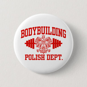 Chapa Redonda De 5 Cm Bodybuilding polaco