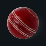 CHAPA REDONDA DE 5 CM BOLA DE CRÍQUET<br><div class="desc">Muestra tu amor por el juego del críquet con este diseño personalizado.</div>