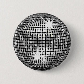 Chapa Redonda De 5 Cm Bola de discoteca