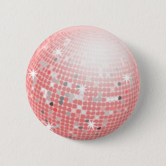 Chapa Redonda De 5 Cm Bola de discoteca (Anverso)
