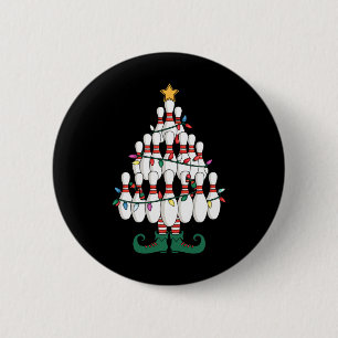 Chapa Redonda De 5 Cm Bola de Elves Pin Strike Árbol de Navidad Luces Xm