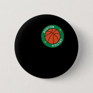 Chapa Redonda De 5 Cm Bola Dedicada Al Baloncesto Celtics De Boston