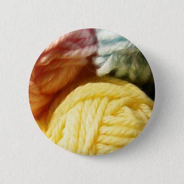 Chapa Redonda De 5 Cm Bolas suaves del hilado (Anverso)