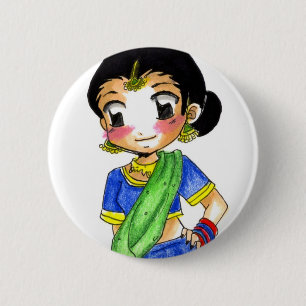 Chapa Redonda De 5 Cm Bollywood - Loli