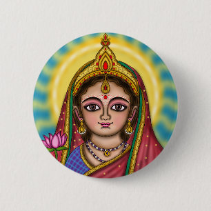 Chapa Redonda De 5 Cm Bolso de mano de la diosa Sita