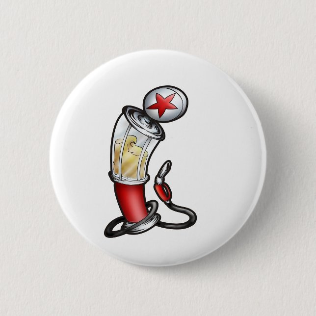 Chapa Redonda De 5 Cm Bomba de gas (Anverso)