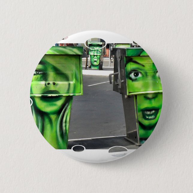 Chapa Redonda De 5 Cm Bombas de gasa (Anverso)