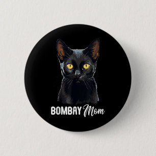 Chapa Redonda De 5 Cm Bombay Gats Bombay Cat Bombay Mom