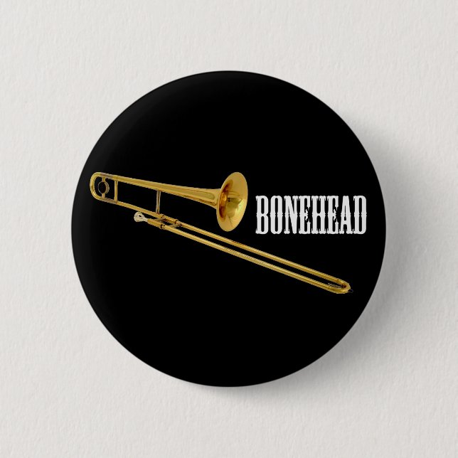 Chapa Redonda De 5 Cm Bonehead (Anverso)