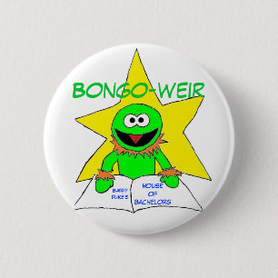 Chapa Redonda De 5 Cm Bongo-vertedero de Toon