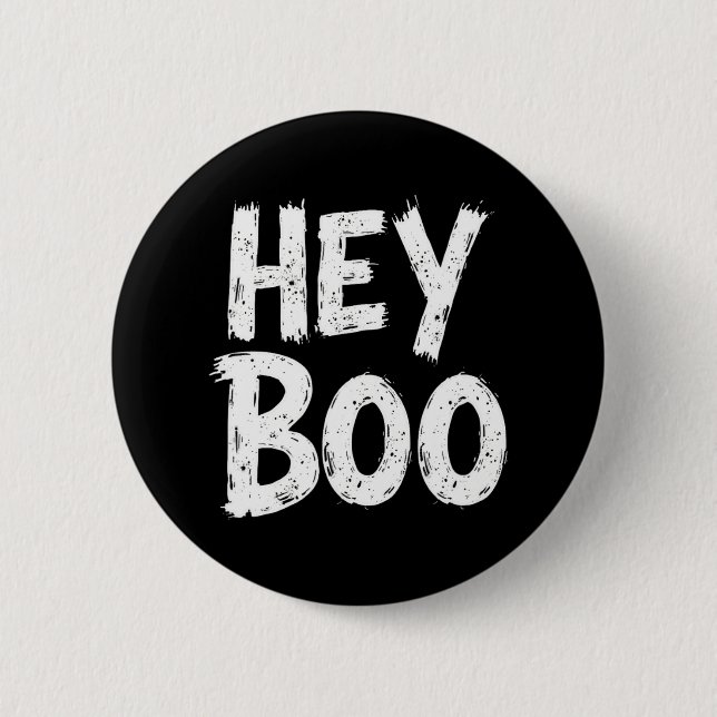 Chapa Redonda De 5 Cm Boo Funny Halloween Ghost (Anverso)