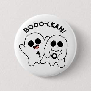 Chapa Redonda De 5 Cm Boo-lean Gracioso PC Ghost Boolean Pun