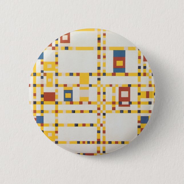Chapa Redonda De 5 Cm Boogie Woogie de Broadway (Anverso)