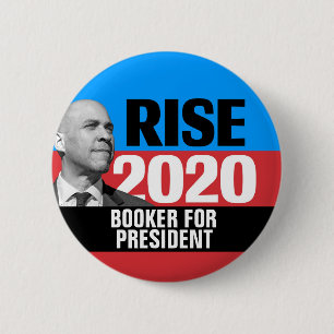 Chapa Redonda De 5 Cm Booker para el presidente