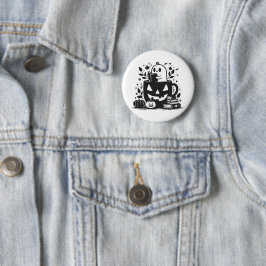 Chapa Redonda De 5 Cm Bookish Halloween
