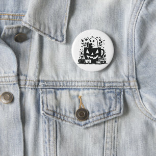 Chapa Redonda De 5 Cm Bookish Halloween