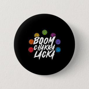 Chapa Redonda De 5 Cm Boom Chakra Lacka Yoga Meditación Reiki Espiritual