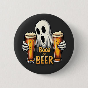 Chapa Redonda De 5 Cm Boos O Cerveza Graciosa Oktoberfest Fantasma Hallo