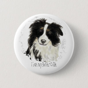 Chapa Redonda De 5 Cm Border collie de encargo - colección del perro