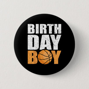 Chapa Redonda De 5 Cm Bósforo futuro del partido temático Birthday Boy B