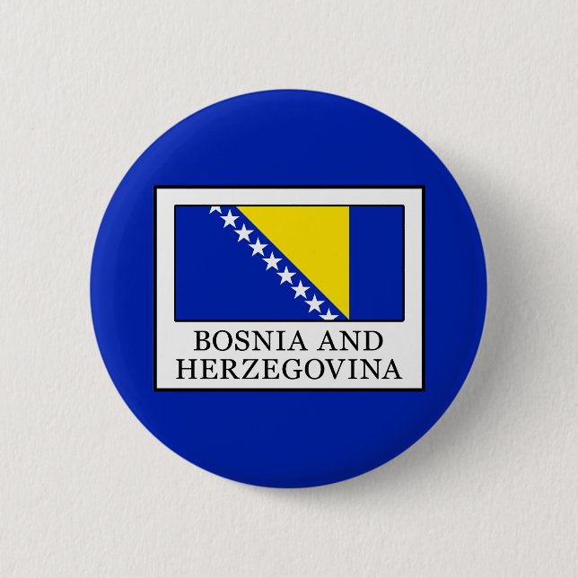 Chapa Redonda De 5 Cm Bosnia y Herzegovina (Anverso)