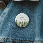 Chapa Redonda De 5 Cm Bosques De Animales De Woodland Que Serán<br><div class="desc">Presentamos el botón de mamá-a-ser de los animales de bosque de nuestro bosque - perfecto para una celebración tierna y caprichosa! Con una temática de selva acuática moderna con criaturas adorables como zorro, oso marrón, conejo y ciervo, es ideal para una ducha de género neutro. Este diseño bohemio ofrece un...</div>