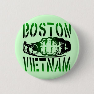 Chapa Redonda De 5 Cm Boston Vietnam