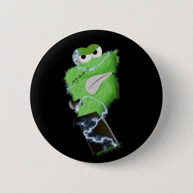 Chapa Redonda De 5 Cm ¡Botón de Flipenstein! (Anverso)