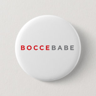 Chapa Redonda De 5 Cm "Botón del bebé de Bocce"