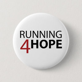 Chapa Redonda De 5 Cm Bóton Running4Hope