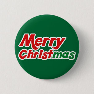 Chapa Redonda De 5 Cm Botones cristianos de Feliz Navidad Flair