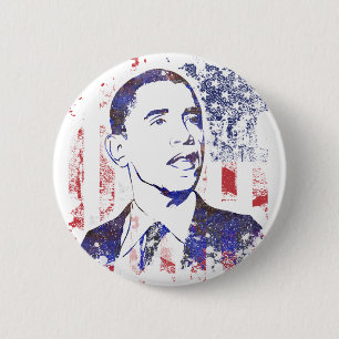 Chapa Redonda De 5 Cm Botones de Barack Obama