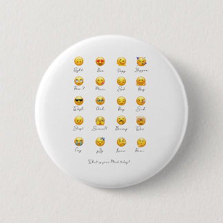 Chapa Redonda De 5 Cm Botones de emoji