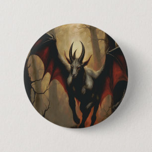 Chapa Redonda De 5 Cm Botones de Jersey Devil Renaissance