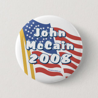 Chapa Redonda De 5 Cm Botones de John McCain