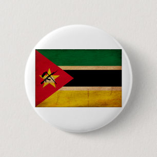 Chapa Redonda De 5 Cm Botones de la bandera de Mozambique