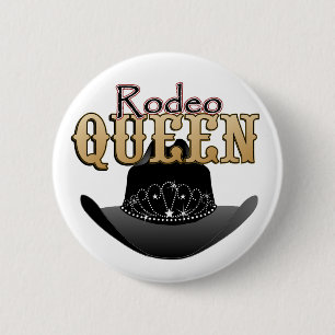 Chapa Redonda De 5 Cm BOTONES de la reina del rodeo