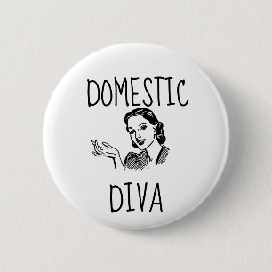 CHAPA REDONDA DE 5 CM BOTONES DE LA VIVIENDA DE RETRO, DIVA DOMÉSTICO