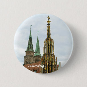 Chapa Redonda De 5 Cm Botones de Nuremberg