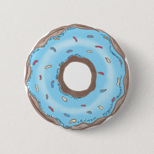 Chapa Redonda De 5 Cm Botones de Recuerdo de Cumpleaños de Niños Dulces