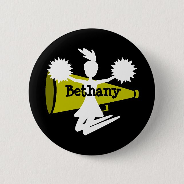 Chapa Redonda De 5 Cm Botones del instinto de la animadora (Anverso)