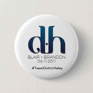 Chapa Redonda De 5 Cm Botones del monograma