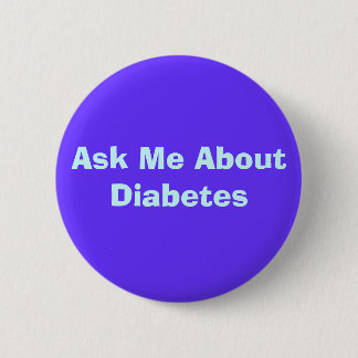 Chapa Redonda De 5 Cm Botones "DIABETES"